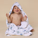 Ocean Organic Hooded Baby Towel - Thumbnail 1