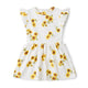 Sunflower Short Sleeve Organic Dress - Thumbnail 2