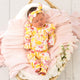 Sofia Organic Snugglesuit Convertible Romper with Frill - Thumbnail 10