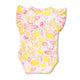 Sofia Short Sleeve Organic Bodysuit with Frill - Thumbnail 9