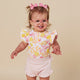Sofia Short Sleeve Organic Bodysuit with Frill - Thumbnail 8