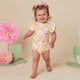 Sofia Short Sleeve Organic Bodysuit with Frill - Thumbnail 11