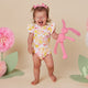 Sofia Short Sleeve Organic Bodysuit with Frill - Thumbnail 5