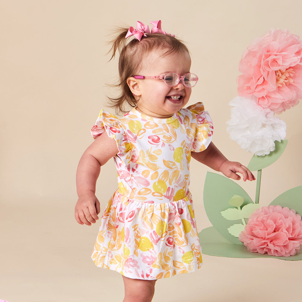Sofia Short Sleeve Organic Dress - View 9