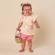 Sofia Organic Short Sleeve Top with Frill - Thumbnail 3