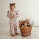 Spring Floral Organic Growsuit-Snuggle Hunny