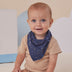 Starry Night Organic Dribble Bib | Snuggle Hunny