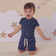 Starry Night Short Sleeve Organic Bodysuit - Thumbnail 4
