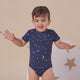 Starry Night Short Sleeve Organic Bodysuit - Thumbnail 8