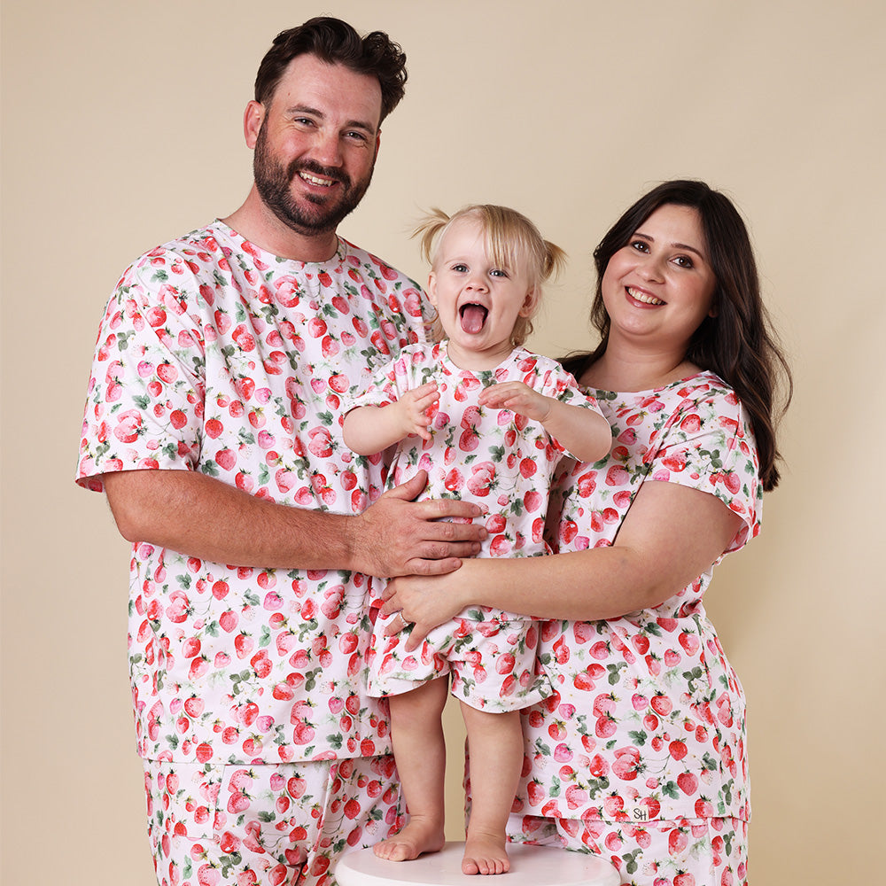Strawberry Organic Mens PJ Set - View 8