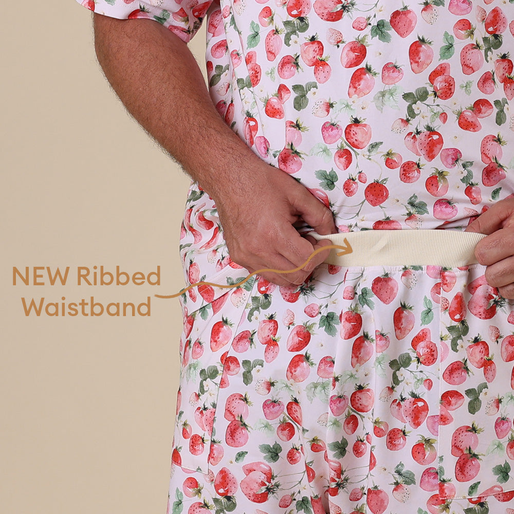 Strawberry Organic Mens PJ Set - View 3