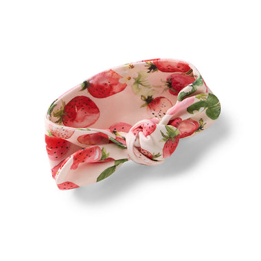 Strawberry Organic Topknot | Snuggle Hunny