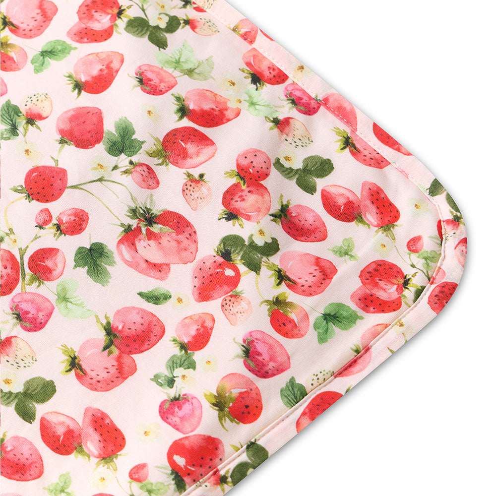 Strawberry Organic Hooded Baby Towel - View 6