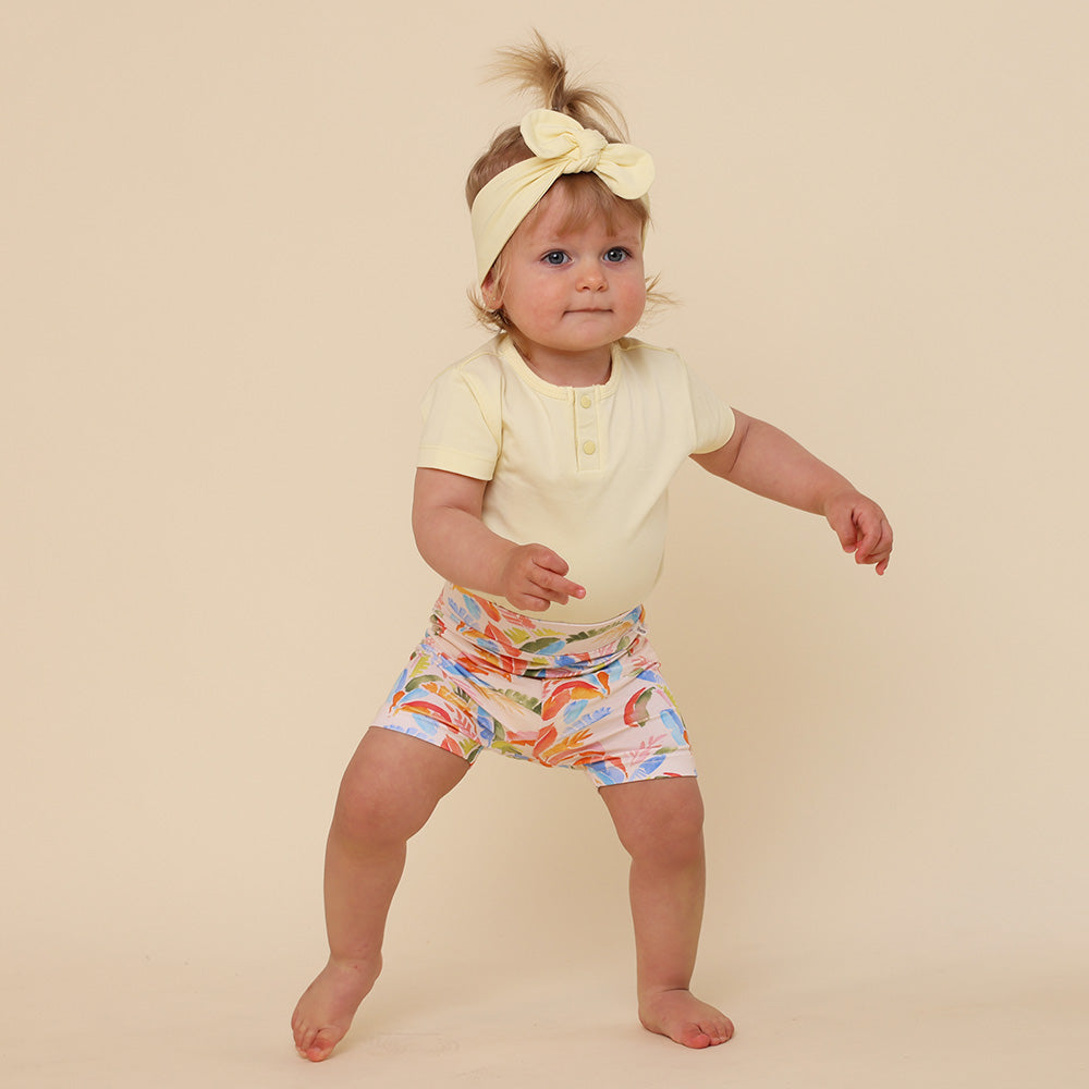 Summer Palm Organic Bike Shorts - View 6