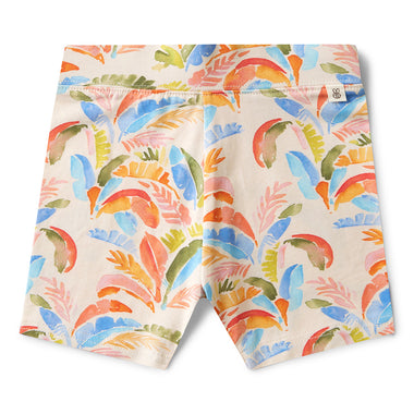 Summer Palm Organic Bike Shorts | Snuggle Hunny