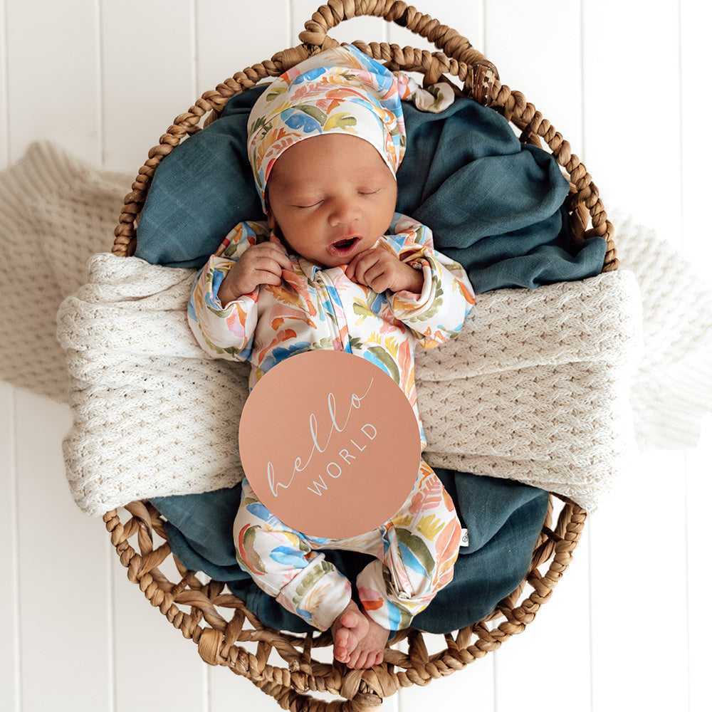 Summer Palm & Peach Reversible Milestone Cards - View 5