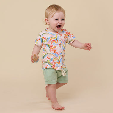 Summer Palm Organic T-Shirt | Snuggle Hunny