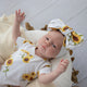 Sunflower Short Sleeve Organic Kimono Bodysuit - Thumbnail 8
