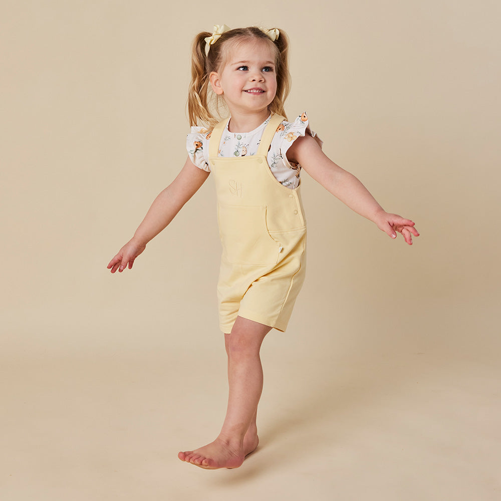 Sunlight Organic Joey Overall Shorts - View 12