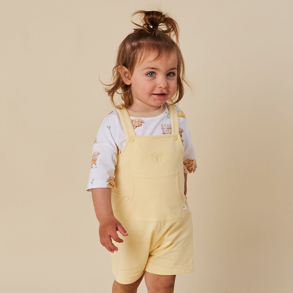 Sunlight Organic Joey Overall Shorts - View 8