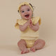 Sunlight Short Sleeve Organic Bodysuit with Frill - Thumbnail 5