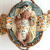Sunny Citrus Short Sleeve Organic Bodysuit with Frill | Snuggle Hunny