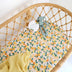 Sunny Citrus Organic Bassinet Sheet / Change Pad Cover | Snuggle Hunny
