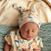 Sunny Citrus Organic Knotted Beanie | Snuggle Hunny