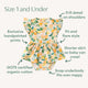 Sunny Citrus Short Sleeve Organic Dress - Thumbnail 4