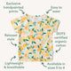 Sunny Citrus Organic T-Shirt - Thumbnail 4
