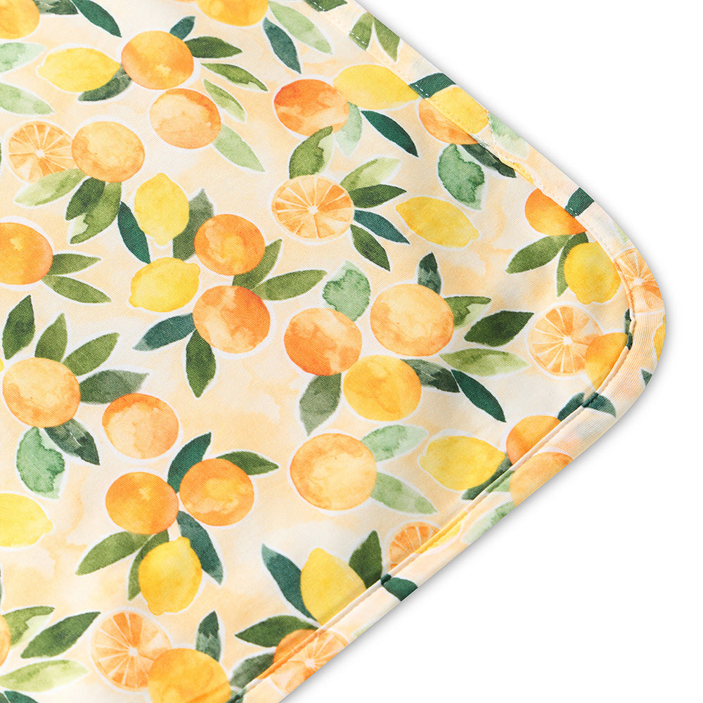 Sunny Citrus Organic Baby Towel & Wash Cloth Set - View 9