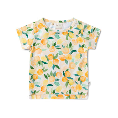 Sunny Citrus Organic T-Shirt | Snuggle Hunny
