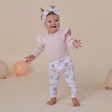 Sweet Swallows Organic Leggings | Snuggle Hunny