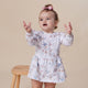 Sweet Swallows Long Sleeve Organic Dress - Thumbnail 1