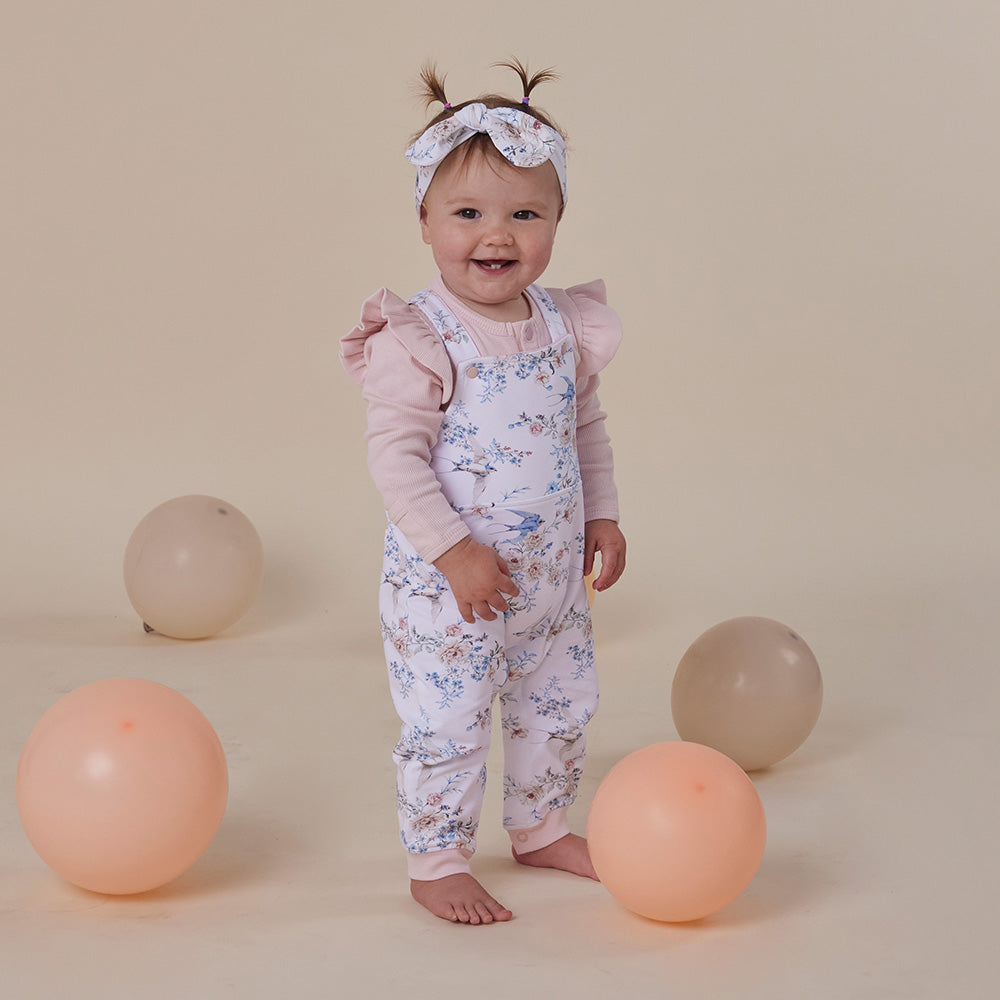 Sweet Swallows Organic Snuggle Overalls - View 1
