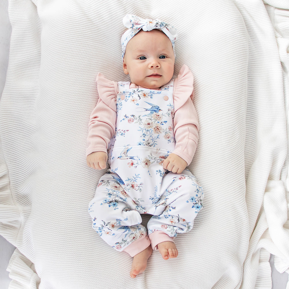 Sweet Swallows Organic Snuggle Overalls - View 3