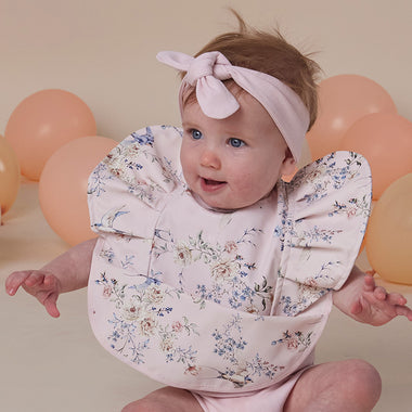 Sweet Swallows Frill Snuggle Bib| Snuggle Hunny