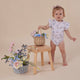 Sweet Swallows Short Sleeve Organic Bodysuit with Frill - Thumbnail 13