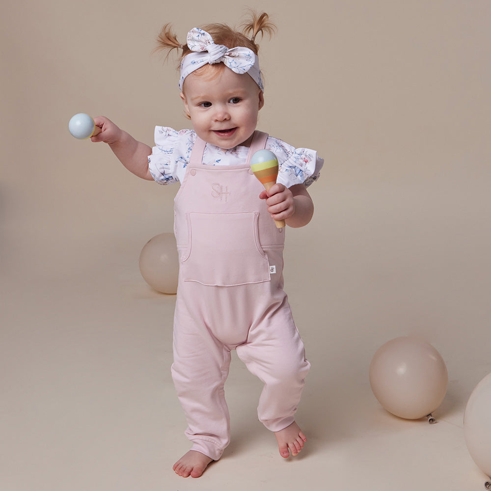 Sweet Swallows Short Sleeve Organic Bodysuit with Frill - View 17