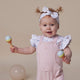 Sweet Swallows Short Sleeve Organic Bodysuit with Frill - Thumbnail 6
