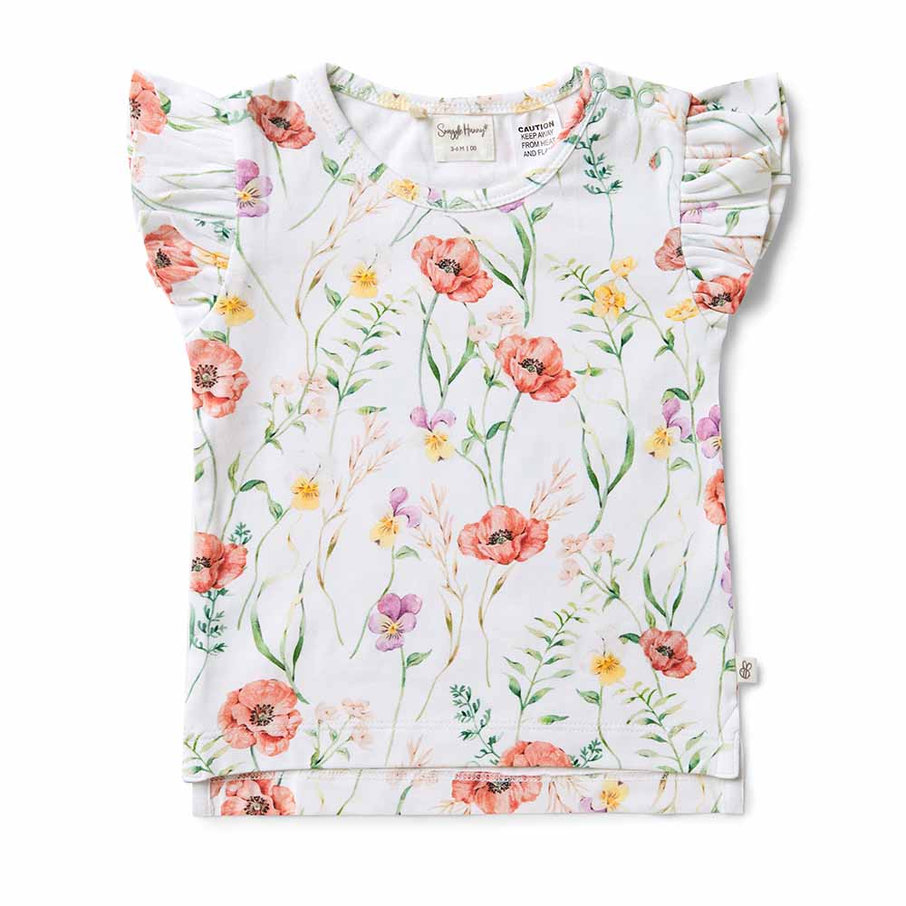 T-Shirts - Meadow Organic T-Shirt With Frill