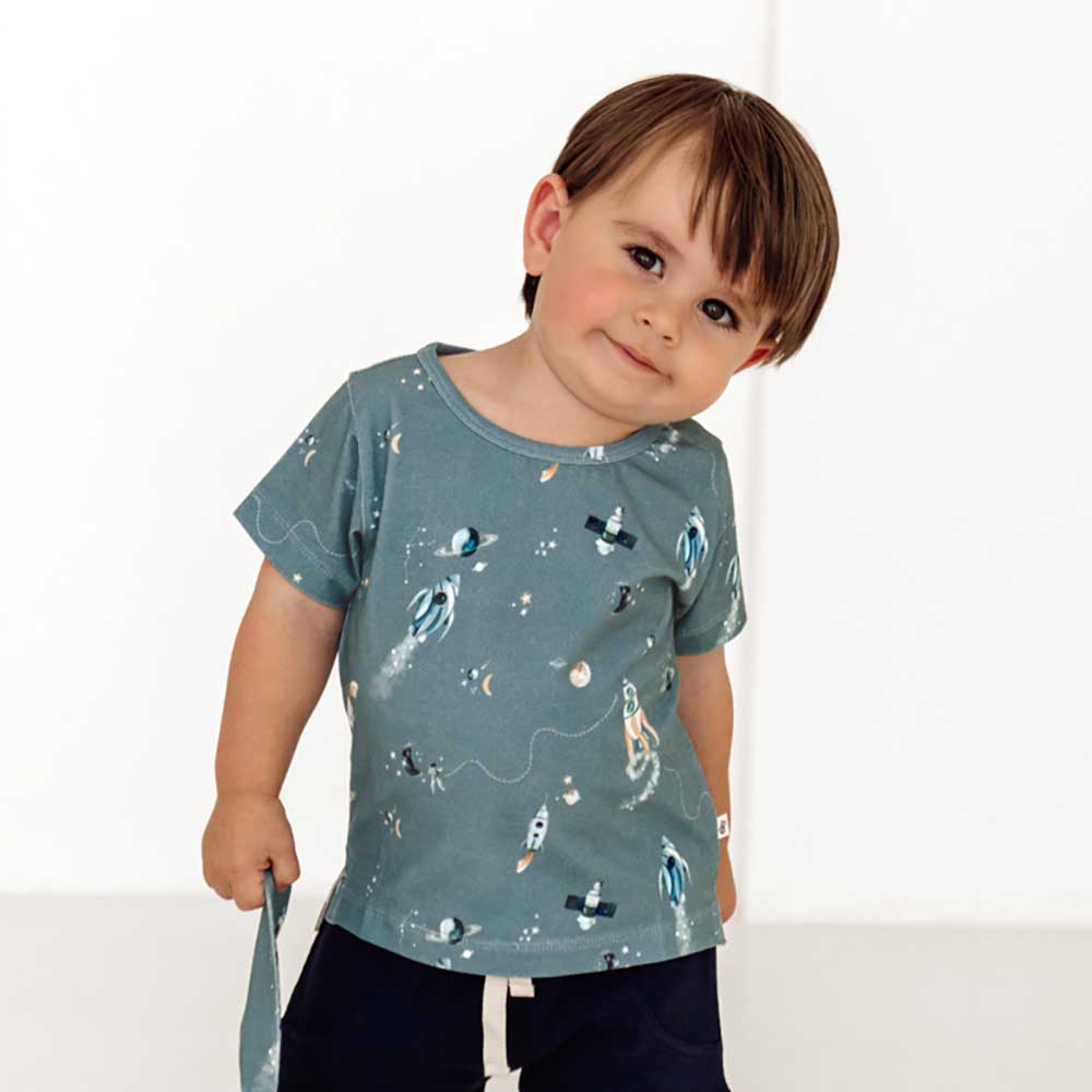Organic Rocket Baby and Toddler T-Shirt