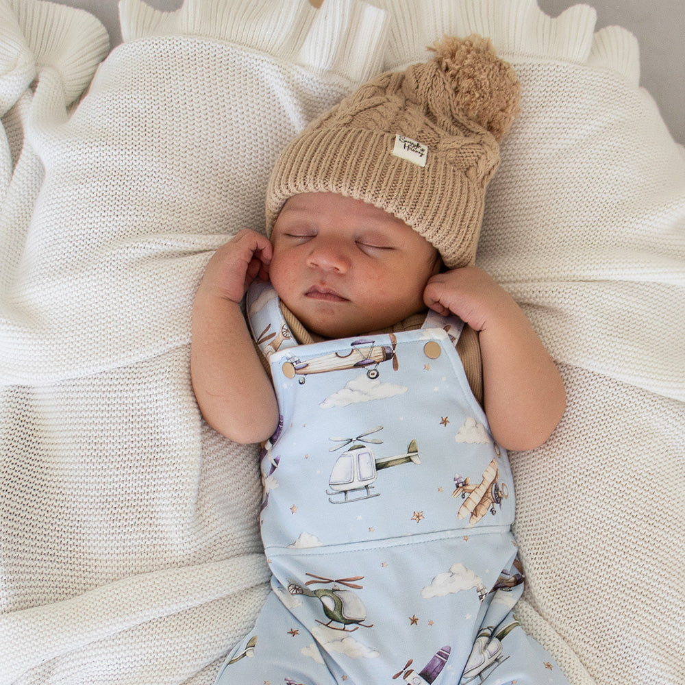Taking Flight Organic Snuggle Overalls - View 11