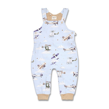 Taking Flight Organic Snuggle Overalls | Snuggle Hunny