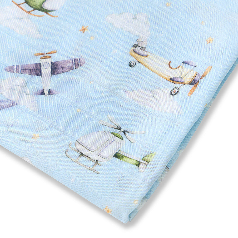 Taking Flight Organic Muslin Wrap - View 4