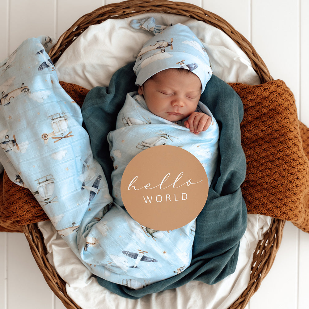 Taking Flight Organic Muslin Wrap - View 5