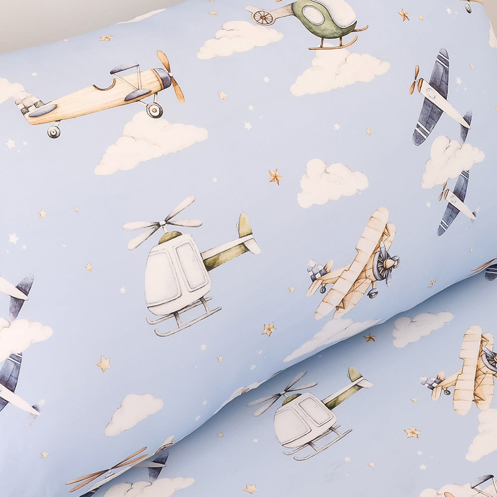Taking Flight Organic Cotton Single Pillowcase - View 2