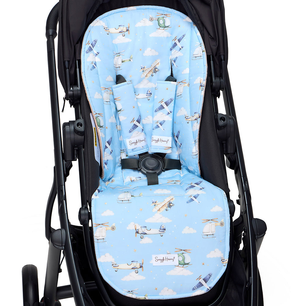 Bundle - Taking Flight Pram Liner & Strap Cover Set - View 3