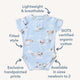Taking Flight Short Sleeve Organic Bodysuit - Thumbnail 4