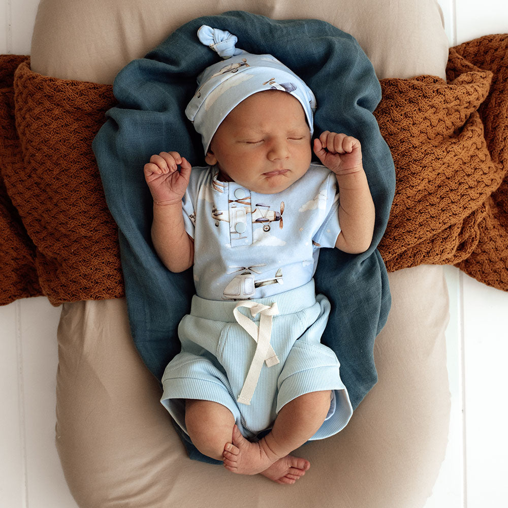 Taking Flight Short Sleeve Organic Bodysuit - View 10